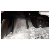 5-Tier Adjustable Tall Bookcase, Rustic Wood and Metal Standing Bookshelf, Industrial Vintage Book Shelf Unit, Open Back Modern Office Bookcases