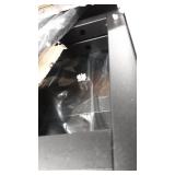 5-Tier Adjustable Tall Bookcase, Rustic Wood and Metal Standing Bookshelf, Industrial Vintage Book Shelf Unit, Open Back Modern Office Bookcases