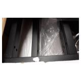 5-Tier Adjustable Tall Bookcase, Rustic Wood and Metal Standing Bookshelf, Industrial Vintage Book Shelf Unit, Open Back Modern Office Bookcases