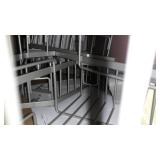 Zenna Home, Satin Nickel Shower Tension Pole Caddy, 4 Baskets