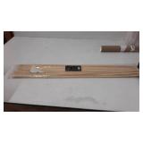 50 Pcs | Bamboo Marshmallow Roasting Sticks | 36" Long 5"mm Thick Extra Long