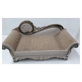 Sofa shape scratchboard for cats with fur mat