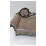 Sofa shape scratchboard for cats with fur mat