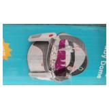 Fisher-Price On-The-Go Baby Dome, Rosy Windmill, Grey/Pink