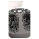 REHOOPEX Foot Massager Machine with Heat, Electric Shiatsu Foot Massagers with Air Compression, Deep Kneading Therapy for Plantar Fasciitis Relief, Multi-Level Settings for Home/ Office Use