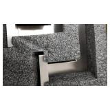 4 piece Bathroom hardware set brushed