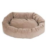 24" Stone Suede Bagel Dog Bed By Majestic Pet Products