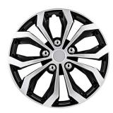 Pilot Automotive WH553-16S-BS Black/Silver 16 Inch 16" Spyder Performance Wheel Cover | Pack of 4 | Fits Toyota Volkswagen VW Chevy Chevrolet Honda Mazda Dodge Ford and Others
