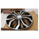 Pilot Automotive WH553-16S-BS Black/Silver 16 Inch 16" Spyder Performance Wheel Cover | Pack of 4 | Fits Toyota Volkswagen VW Chevy Chevrolet Honda Mazda Dodge Ford and Others