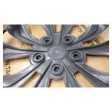 Pilot Automotive WH553-16S-BS Black/Silver 16 Inch 16" Spyder Performance Wheel Cover | Pack of 4 | Fits Toyota Volkswagen VW Chevy Chevrolet Honda Mazda Dodge Ford and Others