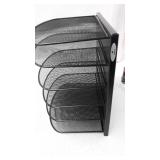 safco desk Organizer (black)