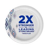 Dixie Paper Plates, 10 1/16 inch, Dinner Size Printed Disposable Plate, 220 count (5 packs of 44 Plates), Packaging and Design May Vary