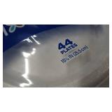 Dixie Paper Plates, 10 1/16 inch, Dinner Size Printed Disposable Plate, 220 count (5 packs of 44 Plates), Packaging and Design May Vary