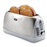 Oster Long Slot 4-Slice Toaster, Stainless Steel (TSSTTR6330-NP)