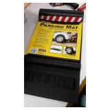 Maxsa 37358 Park Right 21" x 11" x 2" Parking Mat, Black