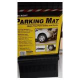 Maxsa 37358 Park Right 21" x 11" x 2" Parking Mat, Black