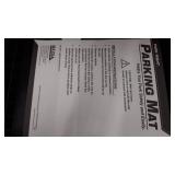 Maxsa 37358 Park Right 21" x 11" x 2" Parking Mat, Black