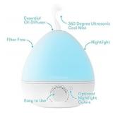 Frida Baby Fridababy 3-in-1 Humidifier with Diffuser and Nightlight, White