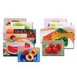 Fruits & Vegetables Posters Real Photo Classroom Decorations for Preschool Bulletin Boards & Circle Time 10 Large Picture Cards, Size 14/Large