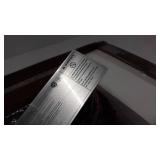 52148 14 in. Sara Umbrella Hole Tabletop Firebowl, Black