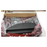 52148 14 in. Sara Umbrella Hole Tabletop Firebowl, Black