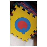 ProSource Kids Puzzle Alphabet, Numbers, 36 Tiles and Edges Play Mat, 12" by 12"