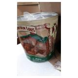 Lincoln Logs 100th Anniversary Tin-111 Pieces-Real Wood Logs-Ages 3+ - Best Retro Building Gift Set for Boys/Girls - Creative Construction Engineering Top Blocks Game Kit - Preschool Education Toy, Br