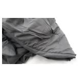 Bedsure Dark Grey King Size Comforter Set - 8 Pieces Pintuck King Size Bed in A Bag, Pinch Pleat Dark Grey King Bedding Sets with Comforters