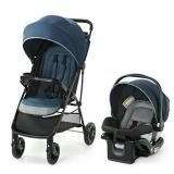 Graco NimbleLite Travel System | Includes Lightweight Stroller and SnugRide 35 Lite Infant Car Seat, Parent Storage, Compact Fold | Lightweight Stroller Under 15 Pounds, Belgrade
