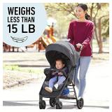 Graco NimbleLite Travel System | Includes Lightweight Stroller and SnugRide 35 Lite Infant Car Seat, Parent Storage, Compact Fold | Lightweight Stroller Under 15 Pounds, Belgrade