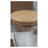 glass jars with chalkboard labels