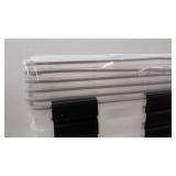 IRIS USA Weathertight Plastic Storage Bin Tote Organizing Container with Durable Lid and Seal and Secure Latching Buckles, Clear, 19Qt (6 count)