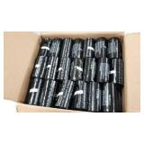 Amazon Basics Unscented Standard Dog Poop Bags with Dispenser and Leash Clip, 13 x 9 Inches, Black - 60 Rolls (900 Bags)