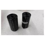 Amazon Basics Unscented Standard Dog Poop Bags with Dispenser and Leash Clip, 13 x 9 Inches, Black - 60 Rolls (900 Bags)