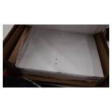 Haotian FBT48-W, Sofa Side Table End Table Coffee Table on Wheels with 2 Storage Shelves & Tablet Holder, White