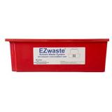 EZwaste Secondary Container Spill Basin, Safety Tray for 1L-10L (1 to 2.5 Gallon) Carboys, Bottles, and DOT Waste Containers, (Pack of 6)