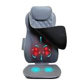 Aront Shiatsu Back Massager with Heat -Deep Tissue Kneading Massage Seat Cushion, Massage Chair Pad for Full Back, Electric Body Massager for Home,Office Chair Use