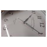 FirsTime & Co.Â® Vivien Ivory Pearl Mosaic Clock, American Crafted, Ivory Pearl, 19.5 x 1.75 x 19.5 in, (31152)