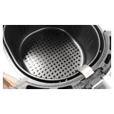 GoWISE USA 1700-Watt 5.8-QT 8-in-1 Digital Air Fryer with Recipe Book, Black