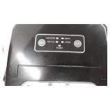 Galanz Portable Countertop Electric Ice Maker Machine, 26 lbs in 24 Hours, 9 Bullet Shaped Cubes Ready in 7 Minutes, 2 Ice Sizes, Perfect for Parties & Home Bar, 2.1 L Stainless Steel