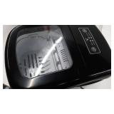 Galanz Portable Countertop Electric Ice Maker Machine, 26 lbs in 24 Hours, 9 Bullet Shaped Cubes Ready in 7 Minutes, 2 Ice Sizes, Perfect for Parties & Home Bar, 2.1 L Stainless Steel