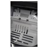 Galanz Portable Countertop Electric Ice Maker Machine, 26 lbs in 24 Hours, 9 Bullet Shaped Cubes Ready in 7 Minutes, 2 Ice Sizes, Perfect for Parties & Home Bar, 2.1 L Stainless Steel