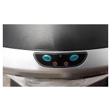 stainless steel trash can