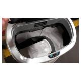 stainless steel trash can