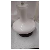 Stone and beam transitional Glass Lamp