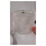 Stone and beam transitional Glass Lamp