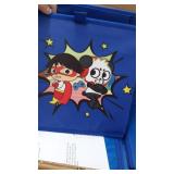 Idea Nuova Ryans World Collapsible Soft Storage Cubby with 3 Collapsible Cubes, Blue (WK980823)