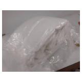 Vonabem King Size Extra Thick Cooling Mattress Topper, 400TC Cotton Fabric Quilted Fitted, Breathability Mattress Protector, Classic White Mattress Pads, for 8-21 Inch Deep Pocket Mattresses.