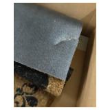 Rubber-Cal French Coat of Arms Fleur De Lis Doormat, 24 x 57, Brown (10-102-024)