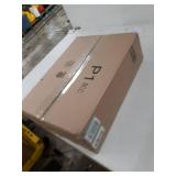 MAYFAIR 29CPA 000 Beadboard Toilet Seat with Chrome Hinges will Never Loosen, ROUND, Durable Enameled Wood, White